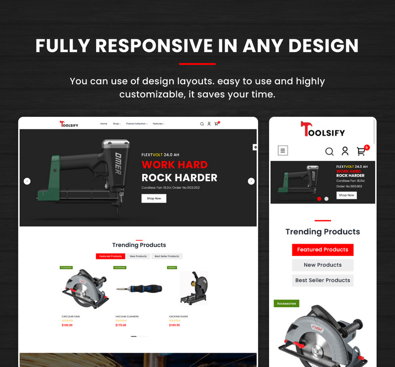 Toolsify Megastore – Szablon responsywny w narzędziach i maszynach Shopify 2.0 - Obraz funkcji 5