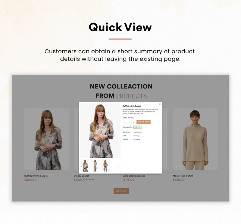 Noura Mega Fashion–Clothes Style Shopify 2.0 Premium Responsive Theme - Features Image 10