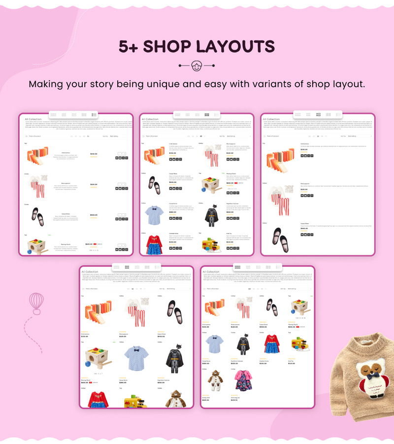 Koala Little Kids, Toys, Play, Fashion Shopify 2.0 Responsive Theme - Features Image 5