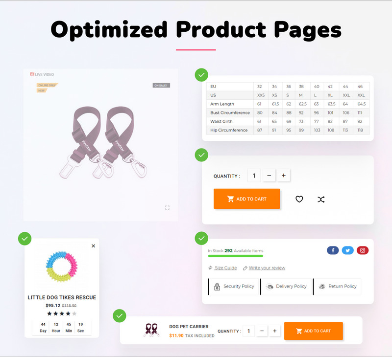 Oh My Dog - Animals Shop - Pets Care PrestaShop Responsive Mega Template - Features Image 10