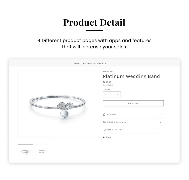 Royal Gems Jewelry and Luxurious Multipurpose Sections Shopify 2.0 Theme