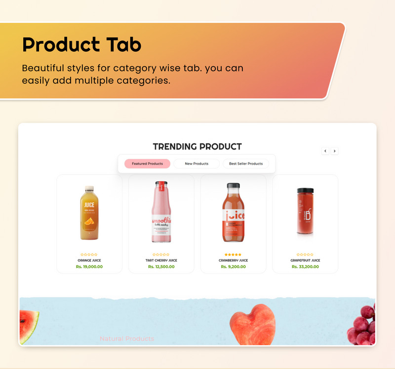 Boble Drink – Mega Dinks Shopify 2.0 Premium Responsive Theme - Features Image 7