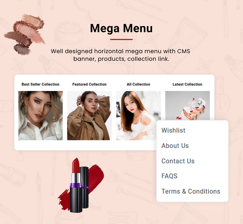 Style Mega Beauty – Minimal Beauty Shopify 2.0 Premium Responsive Theme - Features Image 7