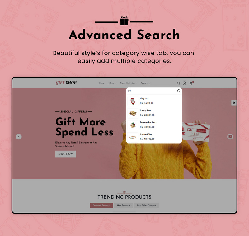 Loja de presentes - Mega presentes Shopify 2.0 Mega shopping - Features Image 6
