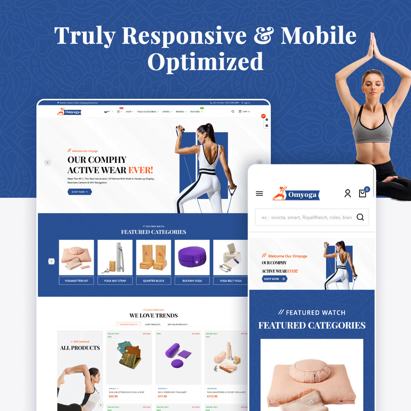 Om Yoga - Spa, Kosmetik Prestashop Premium Responsive Theme - Eigenschaften Bild 5