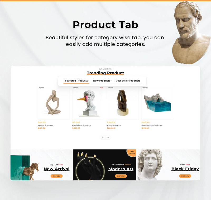艺术王超级艺术-陶艺-礼品 Super Premium 响应式 Shopify 2.0 主题 - Features Image 8