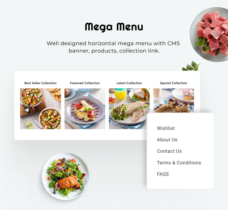 Frantzen Mega Rich Food Restaurant Shopify 2.0 Modèle réactif - Caractéristiques de l’image 7