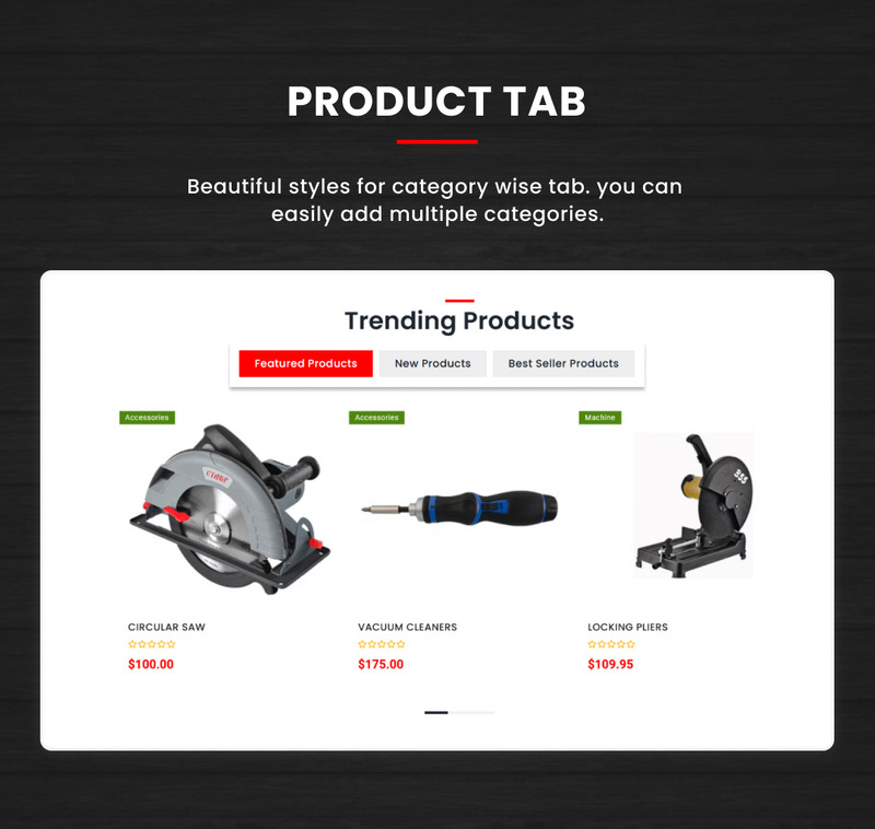 Toolsify Megastore – Szablon responsywny w narzędziach i maszynach Shopify 2.0 - Obraz funkcji 8