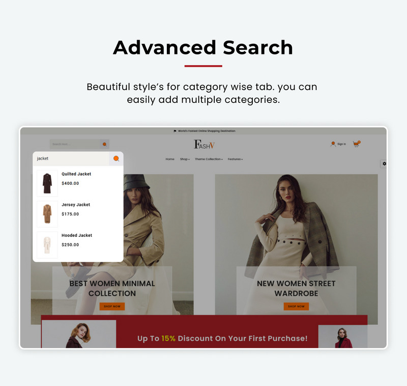 Fashv Mega Mode, Kleding Schoenen, Schoeisel Shopify 2.0 Responsive Theme - Features Image 5