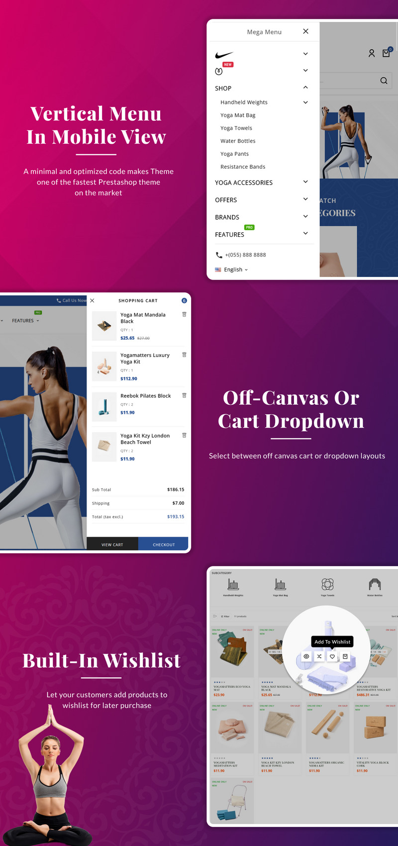 Om Yoga - Spa, Kosmetik Prestashop Premium Responsive Theme - Eigenschaften Bild 12