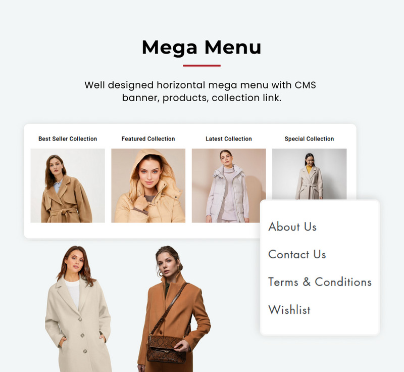 Fashv Mega Mode, Kleding Schoenen, Schoeisel Shopify 2.0 Responsive Theme - Features Image 6