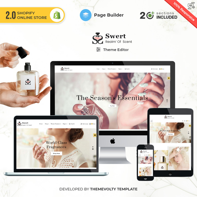 Swert - Fragrance and Perfume Shopify Theme - Features Image 1