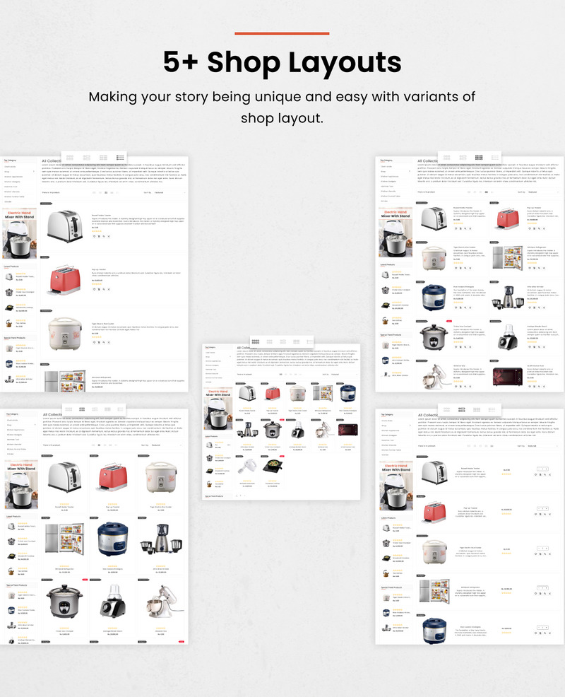 Kitcher - Mega Kitchen Super Store Shopify 2.0 Tema Premium - Features Image 11