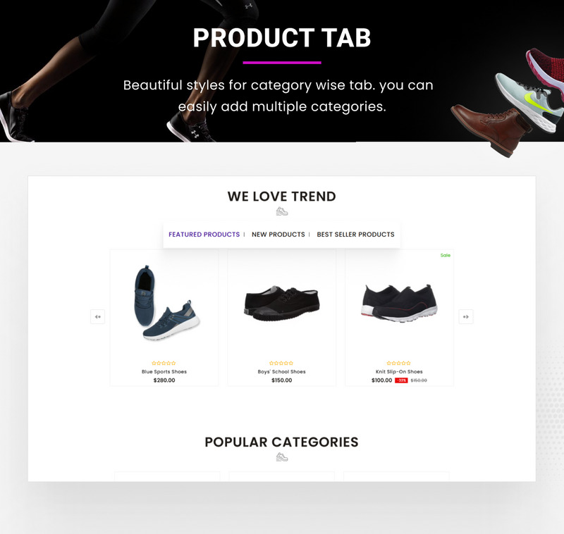 Sneakers Responsive World–Obuv Sport–Obuv Shopify 2.0 Store - Features Image 9