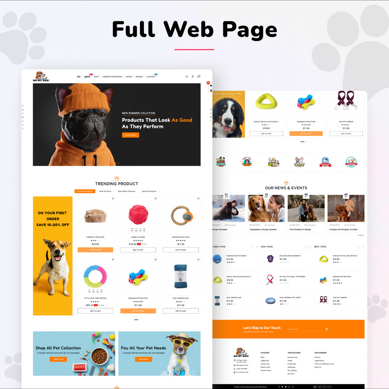 Oh My Dog - Animals Shop - Pets Care PrestaShop Responsive Mega Template - Features Image 3