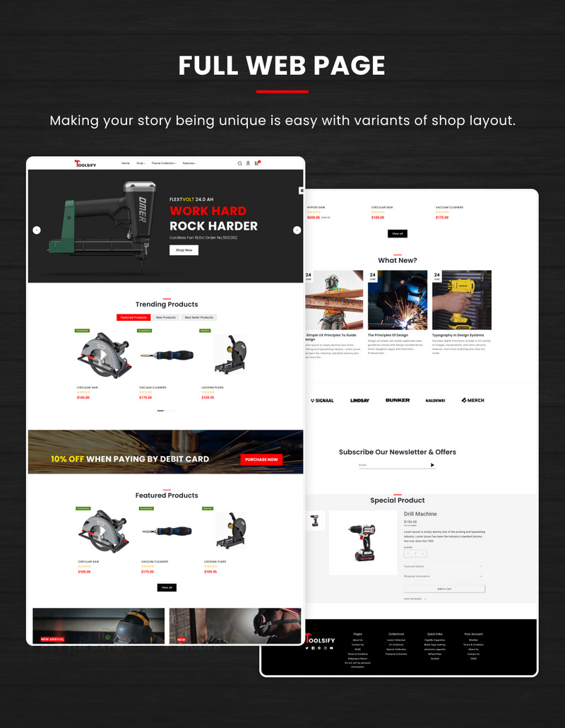Toolsify Megastore – Szablon responsywny w narzędziach i maszynach Shopify 2.0 - Obraz funkcji 4