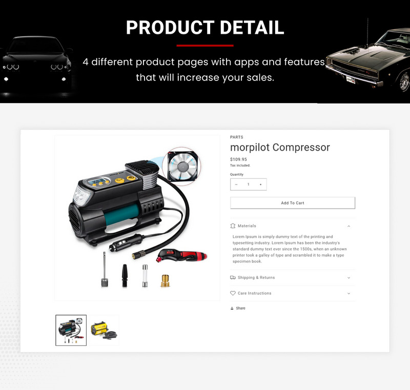 High Parts - Mega Parts Super Store Shopify 2.0 Premium responzivní téma - Features Image 9