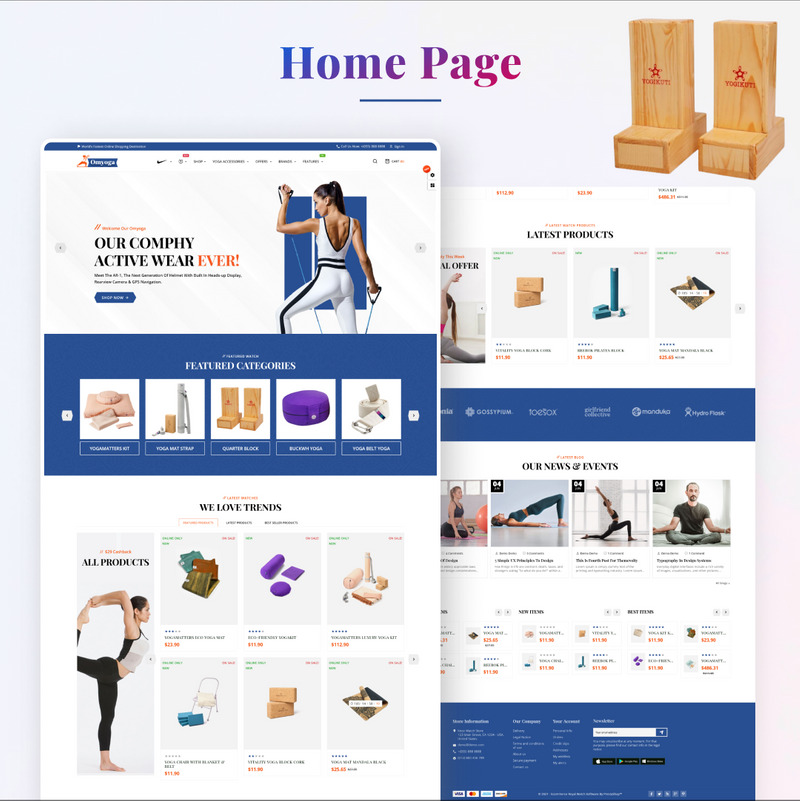 Om Yoga - Spa, Kosmetik Prestashop Premium Responsive Theme - Eigenschaften Bild 2