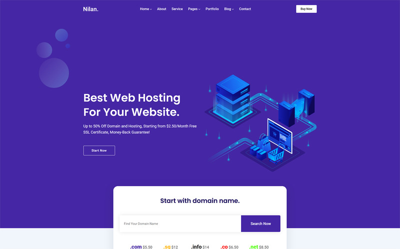 Nilan - Landing, Marketing & Hosting Html Website Template - Features Image 1