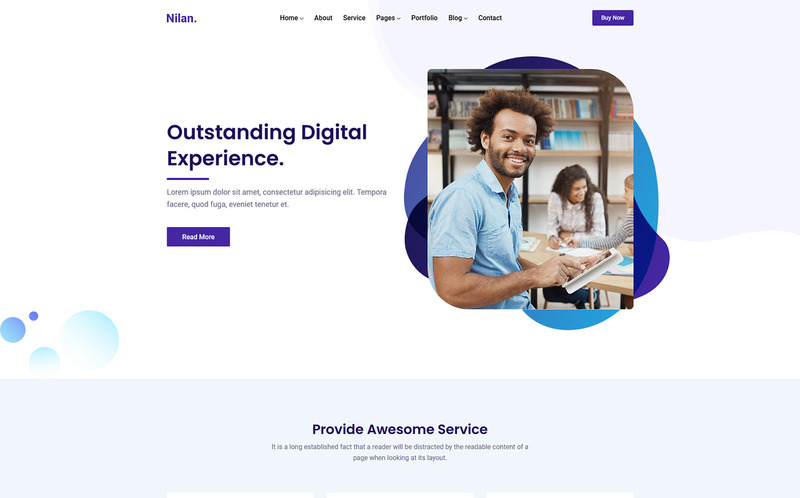 Nilan - Landing, Marketing & Hosting Html Website Template - Features Image 2