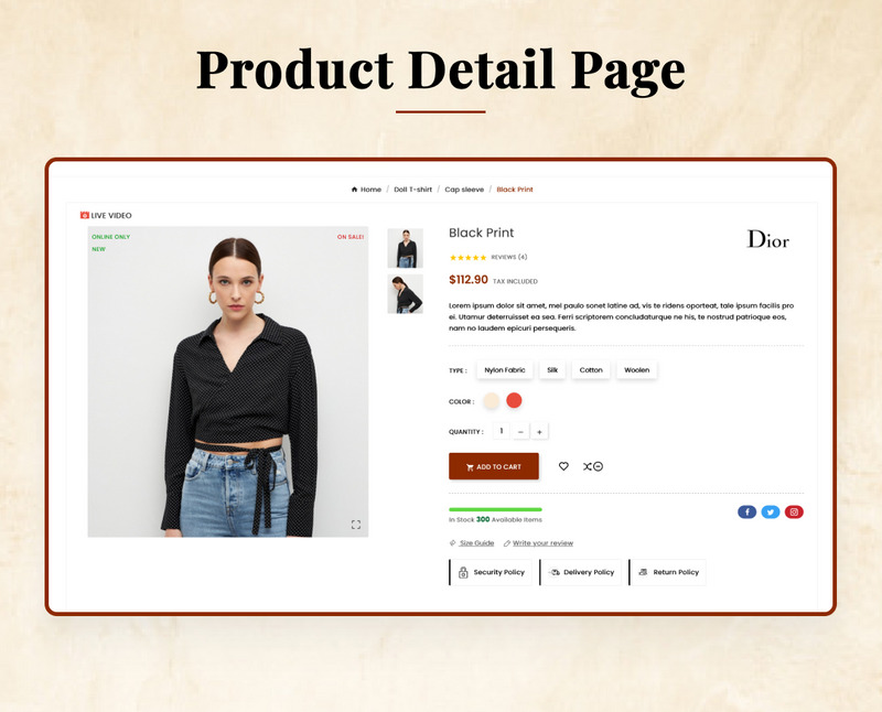 Laforme Mega Moda, Odzież Obuwie, Styl obuwia Sklep Prestashop - Obraz funkcji 7