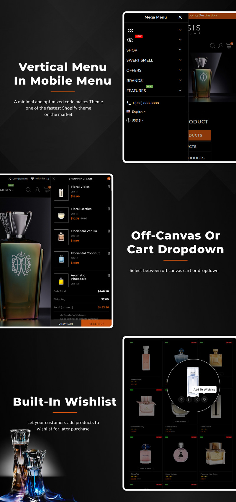 Oasis Beauty Spray und Parfüm Prestashop Responsive Themes - Eigenschaften Bild 13