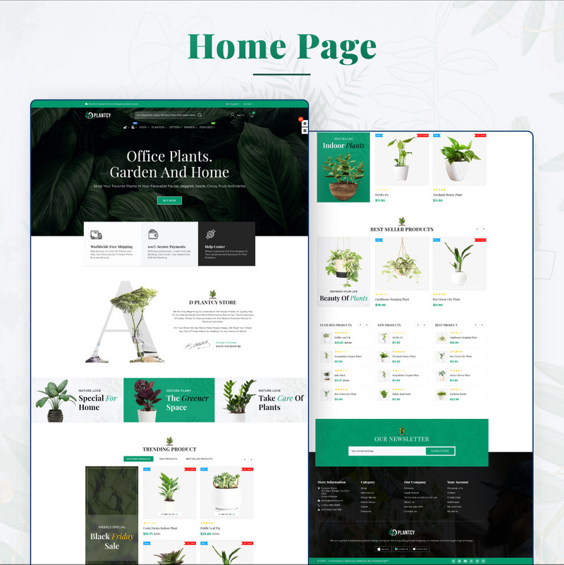 D Plantcy Mega Garden Plants Super Prestashop 1.7 Store - Features Image 2