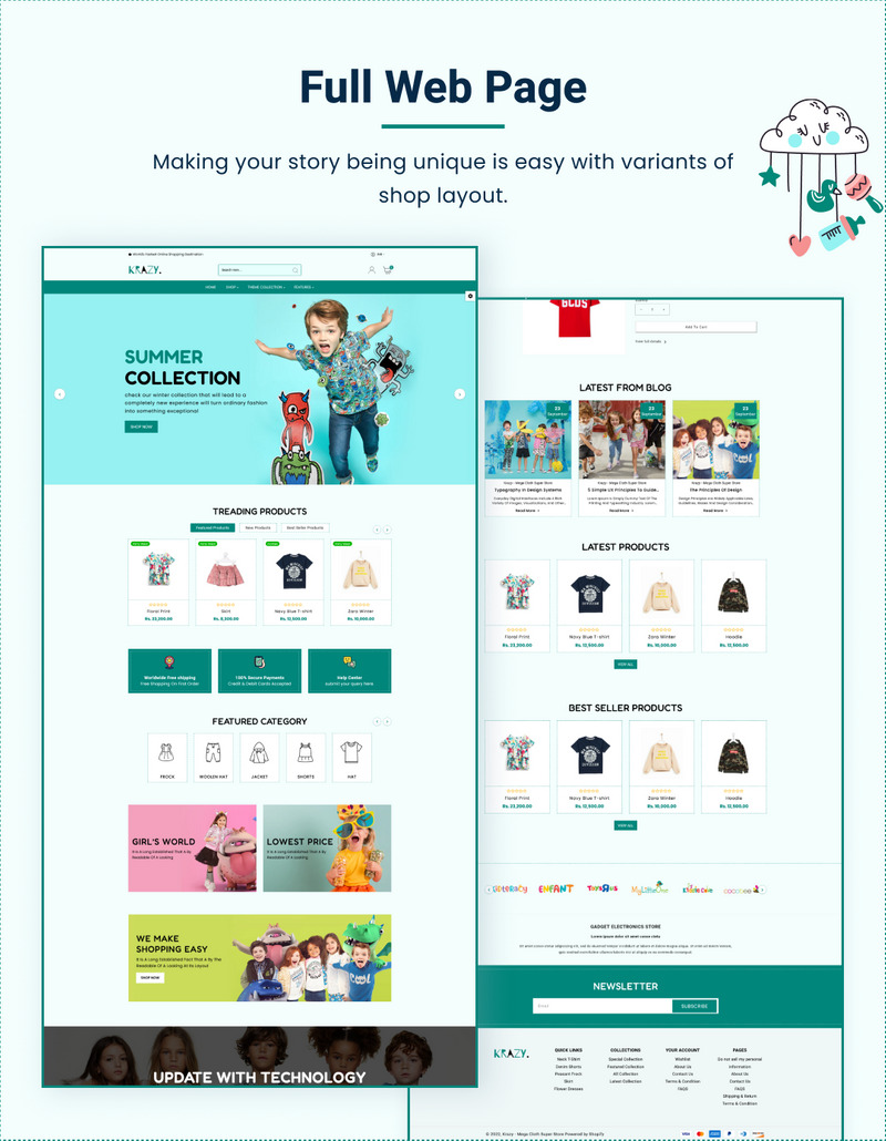 Krazy - Адаптивна тема Mega Cloth Shopify 2.0 - Features Image 4
