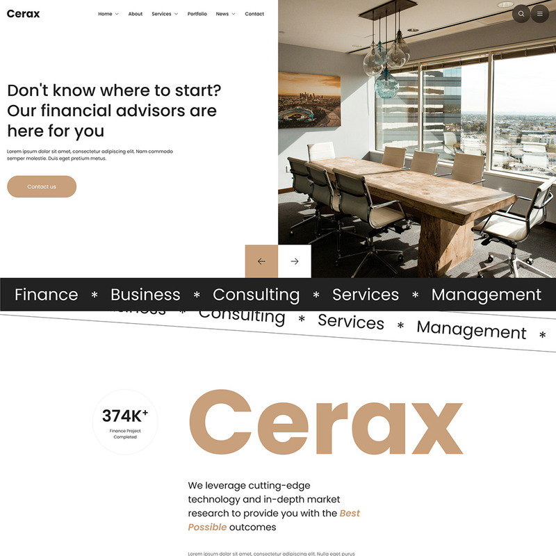 Cerax - قالب وردپرس مشاوره، حسابداری - تصویر ویژگی 1