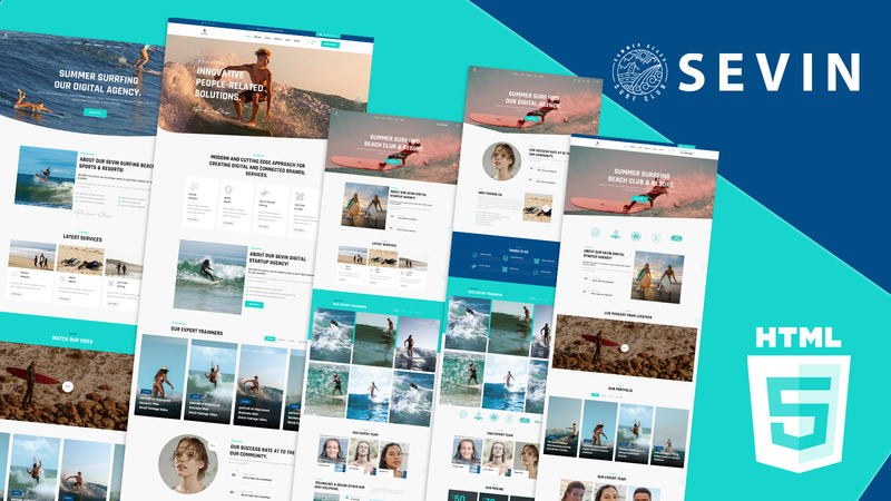Sevin Surfing & Water Sports HTML5 Website Template - Features Image 1
