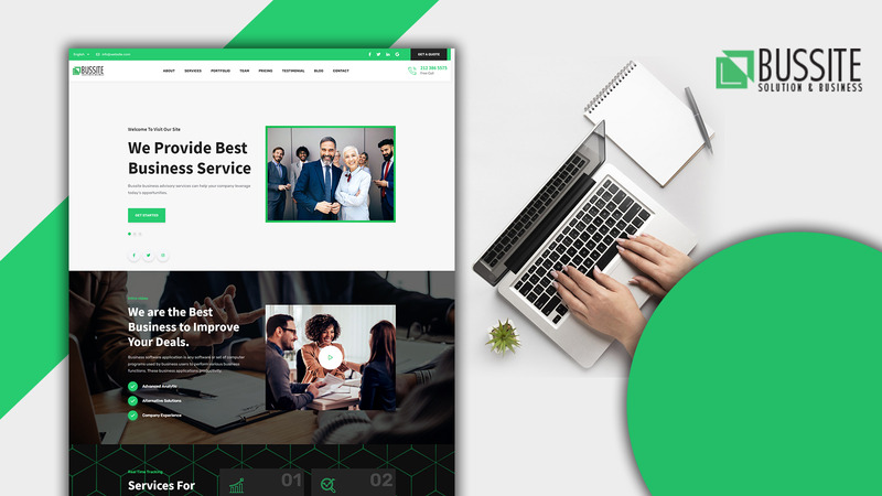Bussit Multipurpose Business One Page HTML5 Template - Features Image 1