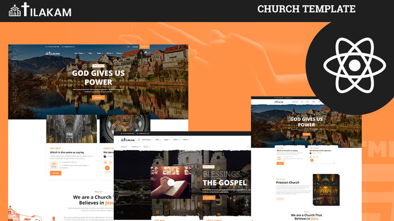 Tilakam Church and Religious React Js Template - Features Image 1
