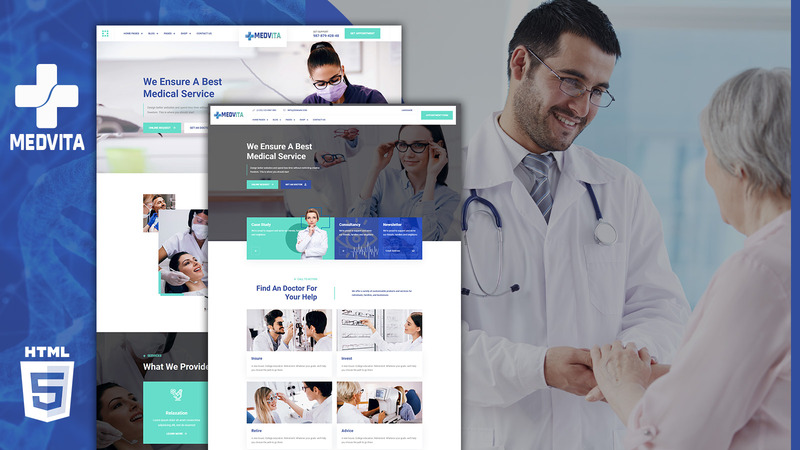 Medvita Multipurpose Medical Clinic HTML5 Template - Features Image 1