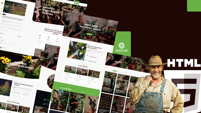 HTML5 шаблон веб-сайта Ganva Botanical Gardening - Features Image 1