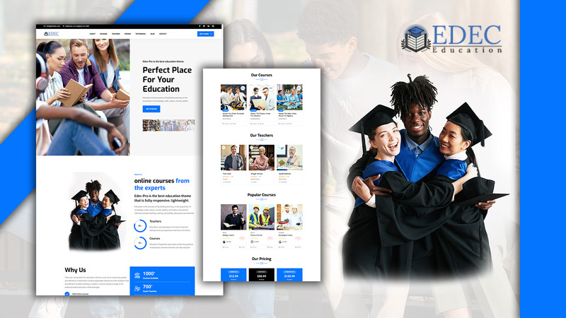 Edec Easy Education Landing Page HTML5 Template - Features Image 1