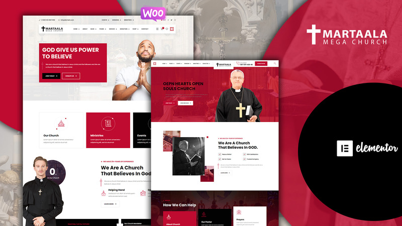Martaala Chapel Elementor WordPress Theme - Features Image 1
