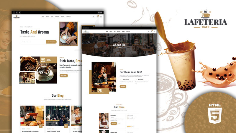 Lafeteria Cafe and Bar HTML5W Website Template - Features Image 1