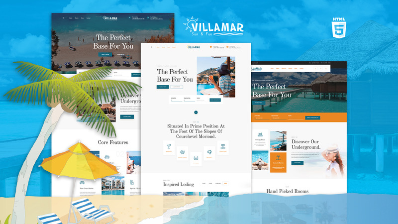Villamar Beach Summer Resort HTML5 Template - Features Image 1