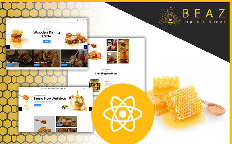 Beaz Honey Production and Sweets Delicious Shop React JS Template - Features Image 1