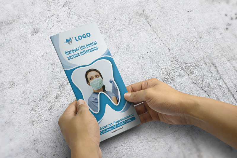 Modèle d'impression - Brochure à trois volets sur la dentisterie pédiatrique - Caractéristiques de l’image 7