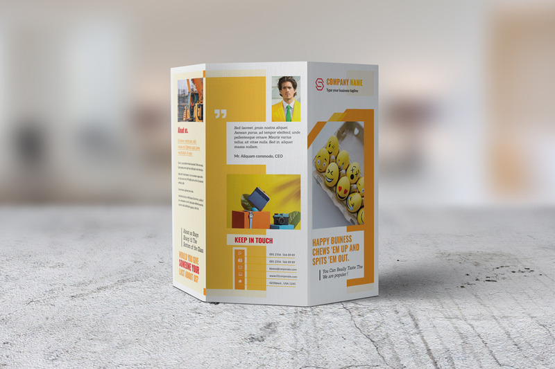 Trifold Brochure - Corporate Identity Template #07 - Features Image 4