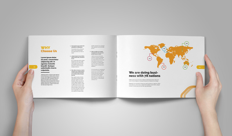 Landscape Brochure - Corporate Identity Template #02 - Features Image 12