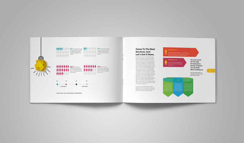 Landscape Brochure - Corporate Identity Template #02 - Features Image 14