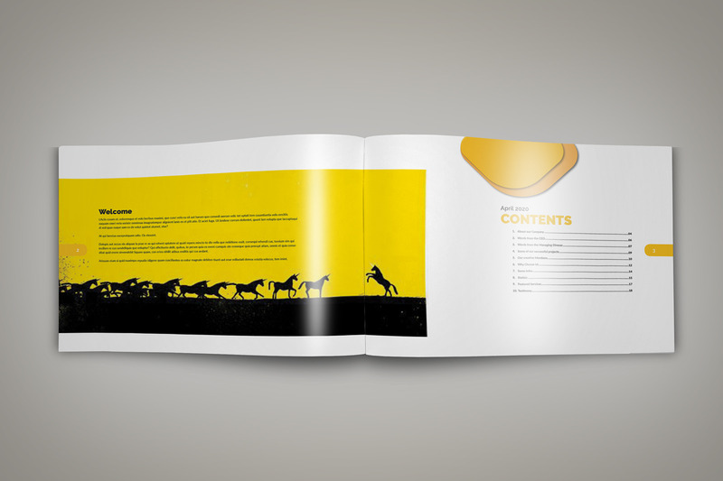 Landscape Brochure - Corporate Identity Template #02 - Features Image 4
