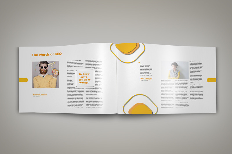 Landscape Brochure - Corporate Identity Template #02 - Features Image 6
