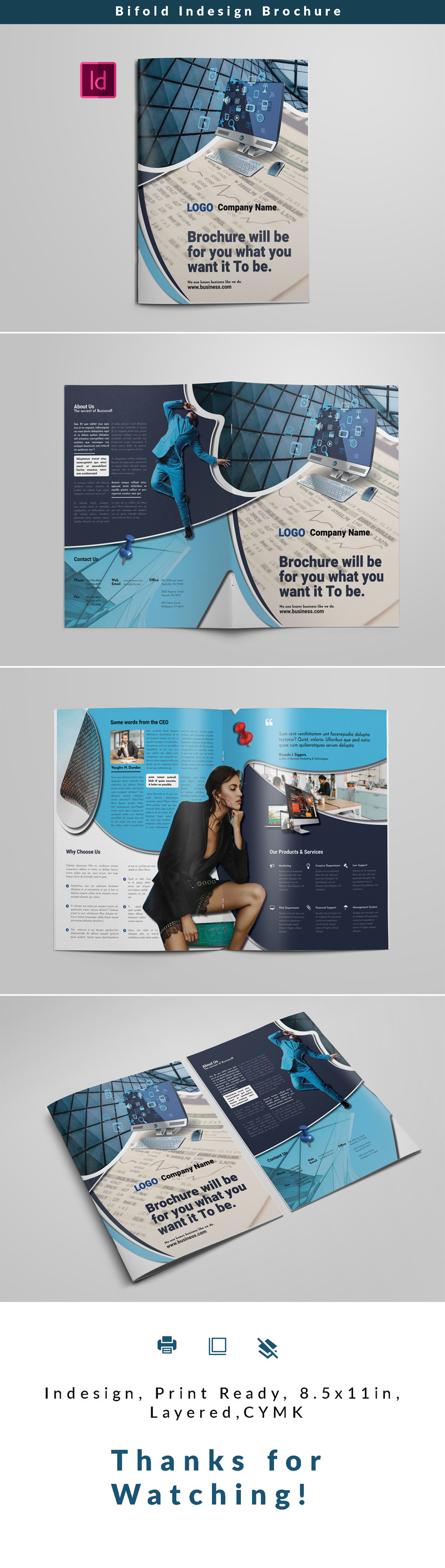 Modèle de brochure d'entreprise - Caractéristiques de l’image 1
