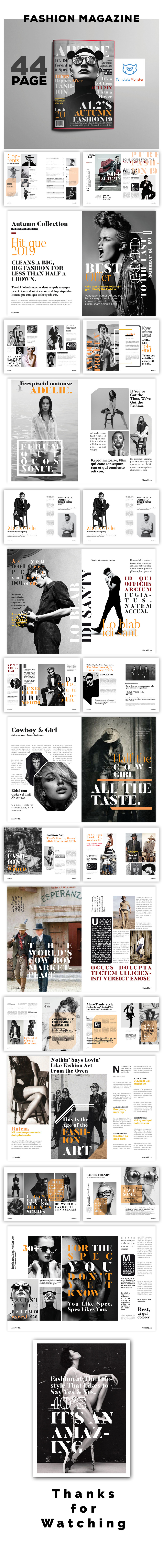 The Best Magazine Layout Design | Fashion - Features Image 1