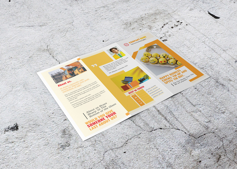 Trifold Brochure - Corporate Identity Template #07 - Features Image 7