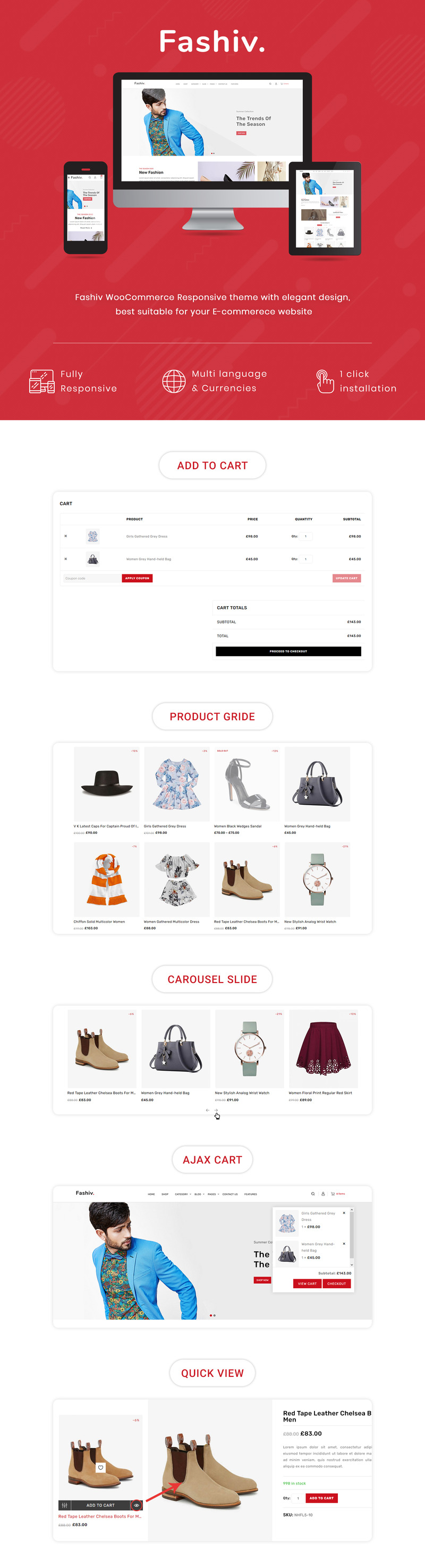 Fashiv - Responsive Fashion WooCommerce Theme - Features Image 1