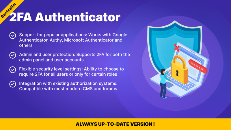 PrestaShop Two-Factor Authentication (2FA) Module - Features Image 1
